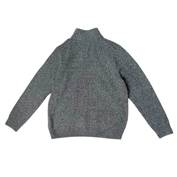 Amazon Essentials Men's Size XL Long Sleeve 1/4 Zip Mock Neck Sweater Charcoal - Picture 4 of 7